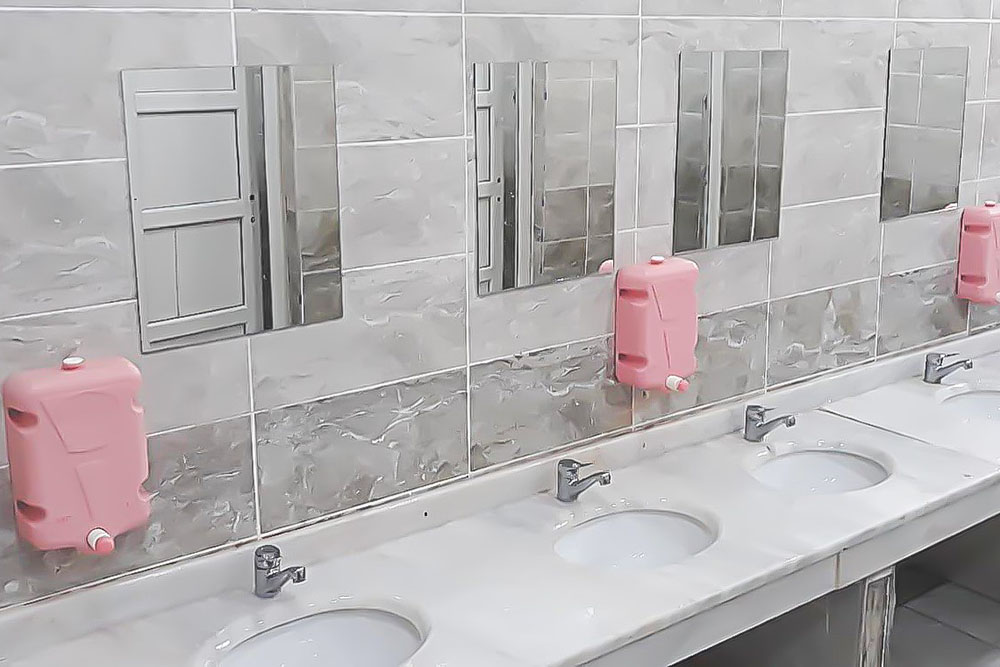 Borusuz 5 Kg Butonlu Sıvı Sabunluk