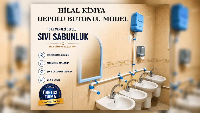 Okul ,Fabrika ve Hastane Sabunlukları-Hijyen Ekipmanları-Hilal Kimya